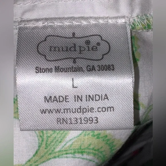 Mudpie Audra V-Neck Dress 100% Cotton size L - Picture 6 of 8